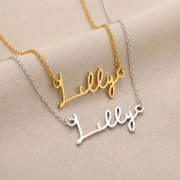 Collier prénom Lilly | Or 18 carats, argent et vermeil | Prêt à être expédié
