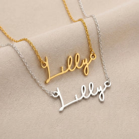 Collier prénom Lilly | Or 18 carats, argent et vermeil | Prêt à être expédié
