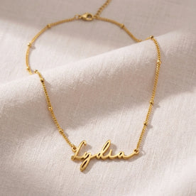 Colar com o nome Lydia | Ouro 18k, Prata e Vermeil | Pronto para envio