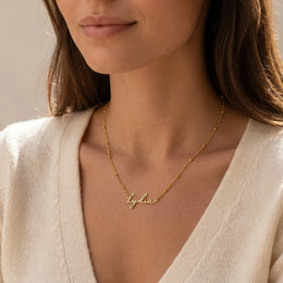 Colar com o nome Lydia | Ouro 18k, Prata e Vermeil | Pronto para envio