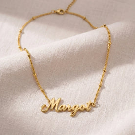 Namenskette Margot | 18 Karat Gold, Silber & Vermeil | Sofort versandfertig