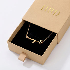 Namenskette Margot | 18 Karat Gold, Silber & Vermeil | Sofort versandfertig