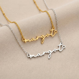 Namenskette Margot | 18 Karat Gold, Silber & Vermeil | Sofort versandfertig
