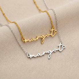 Namenskette Margot | 18 Karat Gold, Silber & Vermeil | Sofort versandfertig