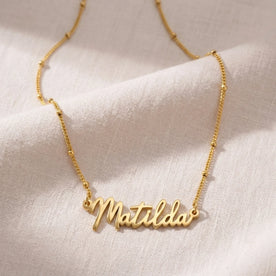 Necklace Matilda Name Necklace HBD: Hero