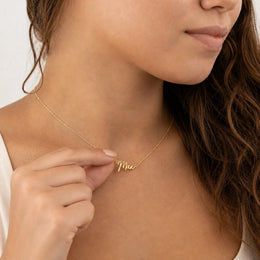 Collier prénom Max | Or 18 carats, argent et vermeil | Prêt à être expédié