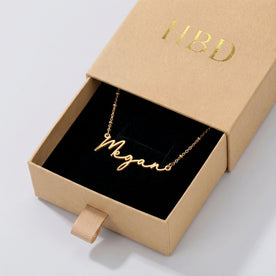 Namenskette „Megan“ | 18 Karat Gold, Silber & Vermeil | Sofort versandfertig