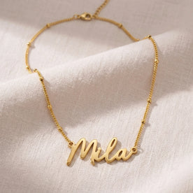 Collier prénom Mila | Or 18 carats, argent et vermeil | Prêt à être expédié