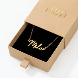 Collier prénom Mila | Or 18 carats, argent et vermeil | Prêt à être expédié