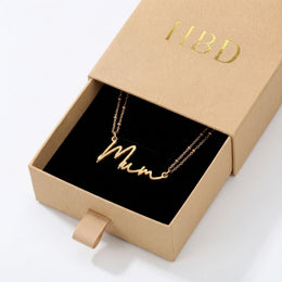 Namenskette für Mama | 18 Karat Gold, Silber & Vermeil | Sofort versandfertig