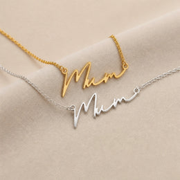 Namenskette für Mama | 18 Karat Gold, Silber & Vermeil | Sofort versandfertig