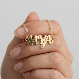 Collar con el nombre Mya | Oro de 18 quilates, plata y vermeil | Listo para enviar