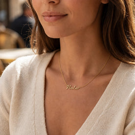 Necklace Nala Name Necklace HBD: Worn
