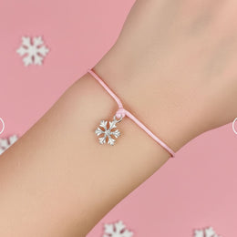 Bracelet flocon de neige de Noël par Noa & Nellie