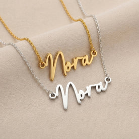 Collar con el nombre Nora | Oro de 18 quilates, plata y vermeil | Listo para enviar