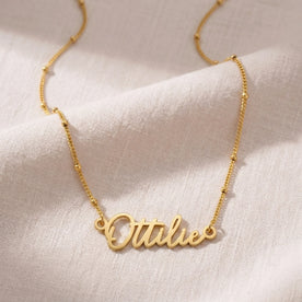 Collar con el nombre Ottilie | Oro de 18 quilates, plata y vermeil | Listo para enviar