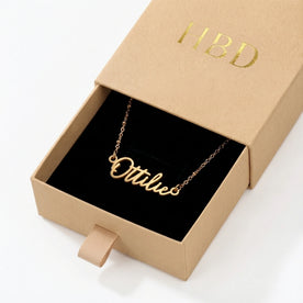 Collar con el nombre Ottilie | Oro de 18 quilates, plata y vermeil | Listo para enviar