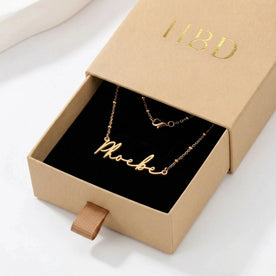 Collana con nome Phoebe | Oro 18 carati, argento e vermeil | Pronta per la spedizione
