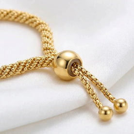 Popcorn Slider Bracelet — Slider Clasp Underside