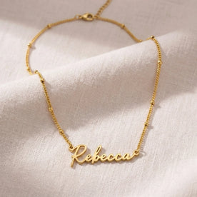 Necklace Rebecca Name Necklace HBD: Hero