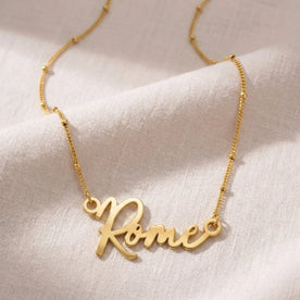Necklace Rome Name Necklace HBD: Hero