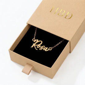 Namenskette „Rosa“ | 18 Karat Gold, Silber & Vermeil | Sofort versandfertig