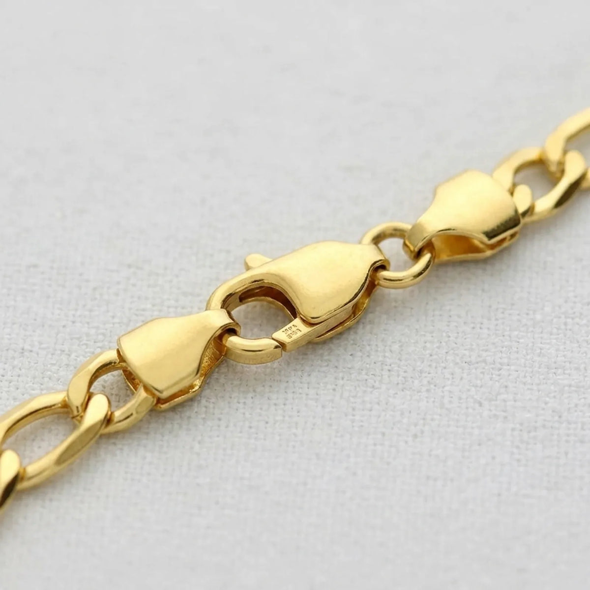 Bracelet à maillons ronds et ovales