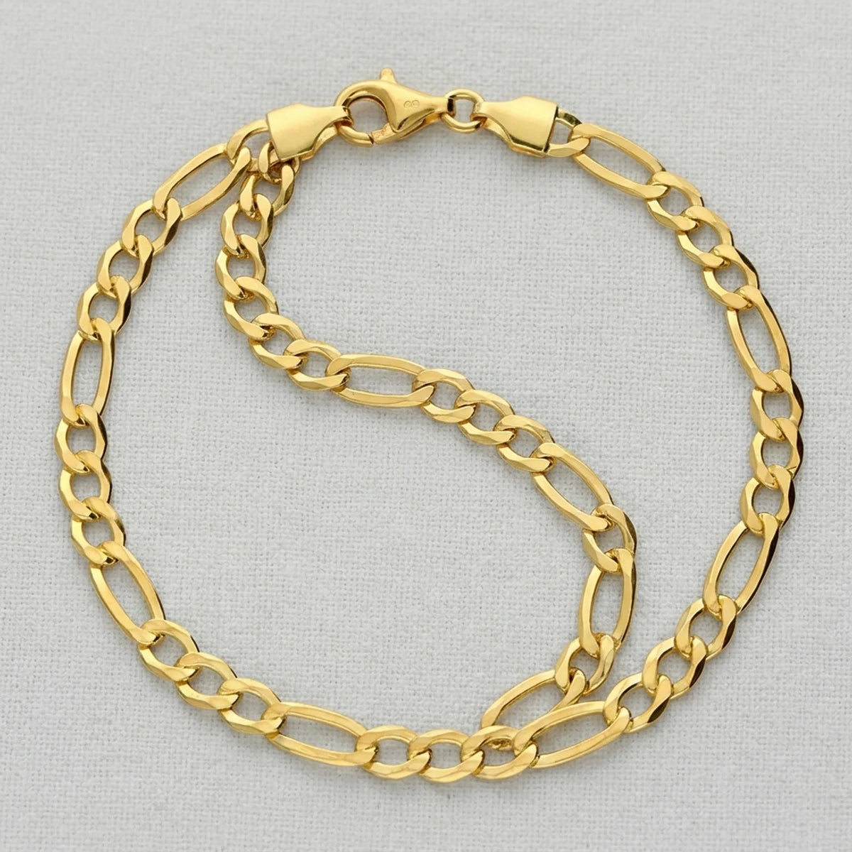 Bracelet à maillons ronds et ovales