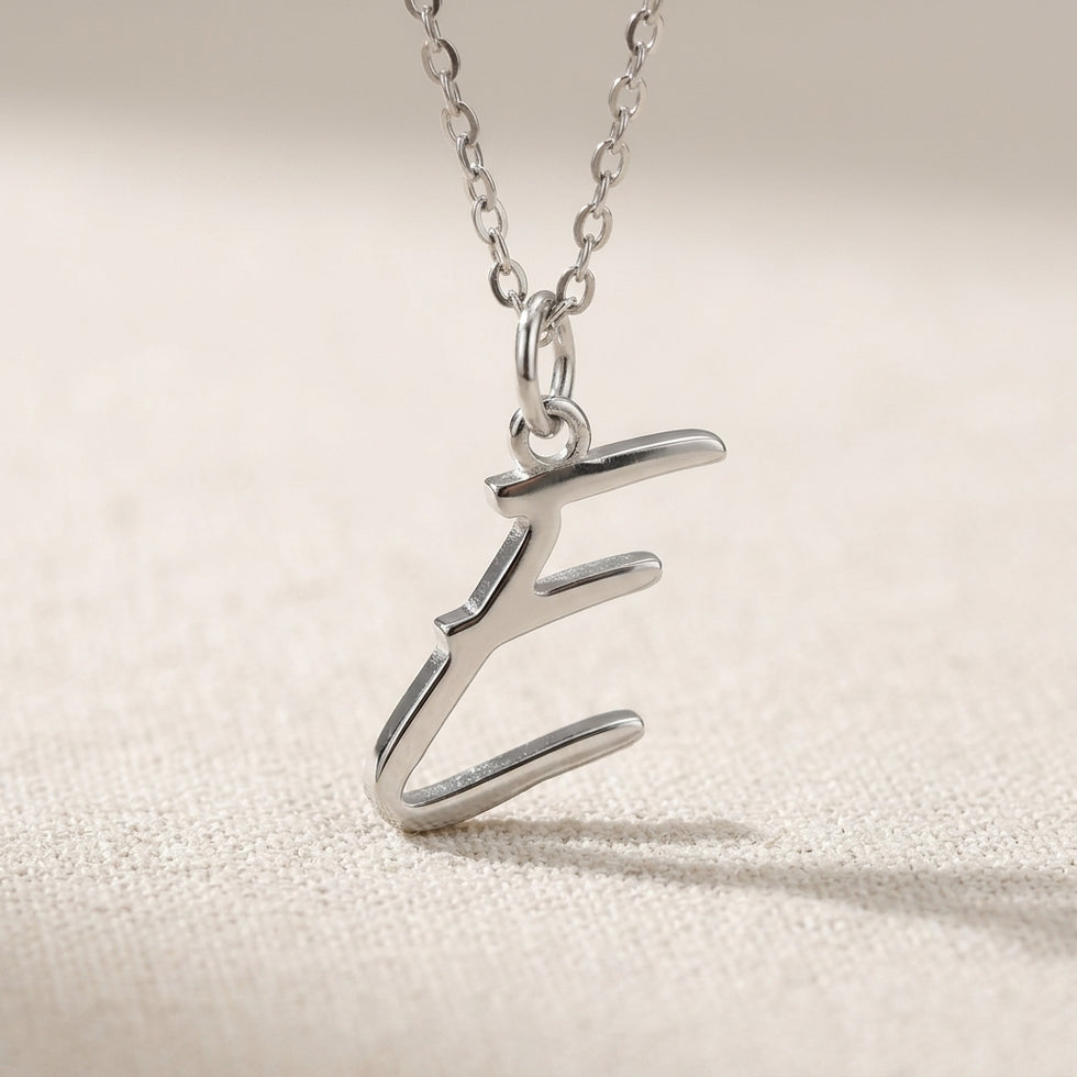 Collar con inicial personalizada | Oro, plata y vermeil | HBD