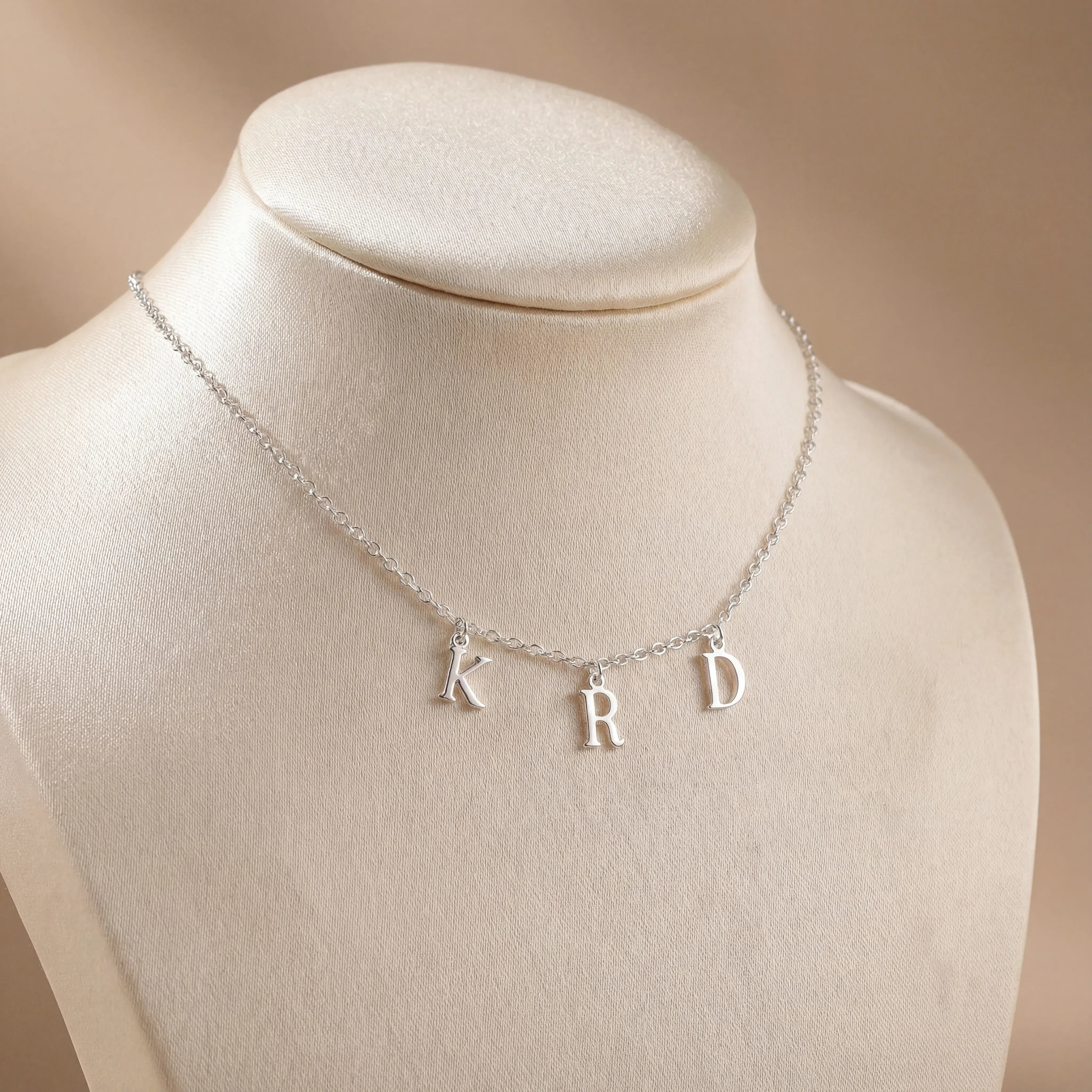 Triple Initial Necklace