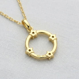 Pendentif Cercle d'Étoiles