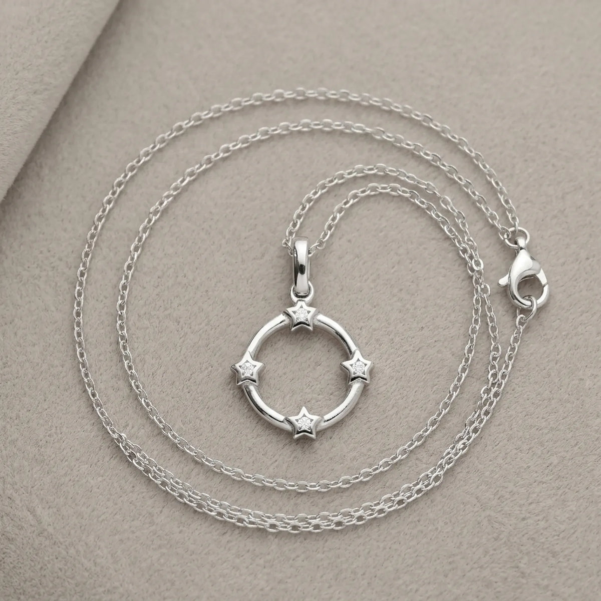 Pendentif Cercle d'Étoiles