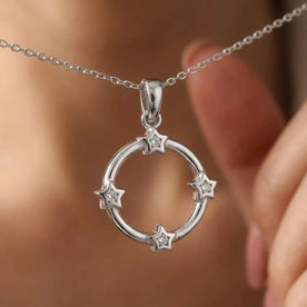Pendentif Cercle d'Étoiles