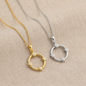 Pendentif Cercle d'Étoiles