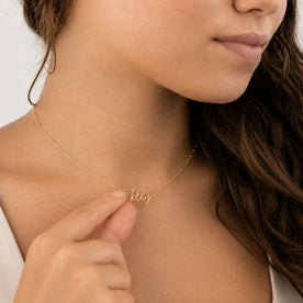 Collier prénom Tilly | Or 18 carats, argent et vermeil | Prêt à être expédié