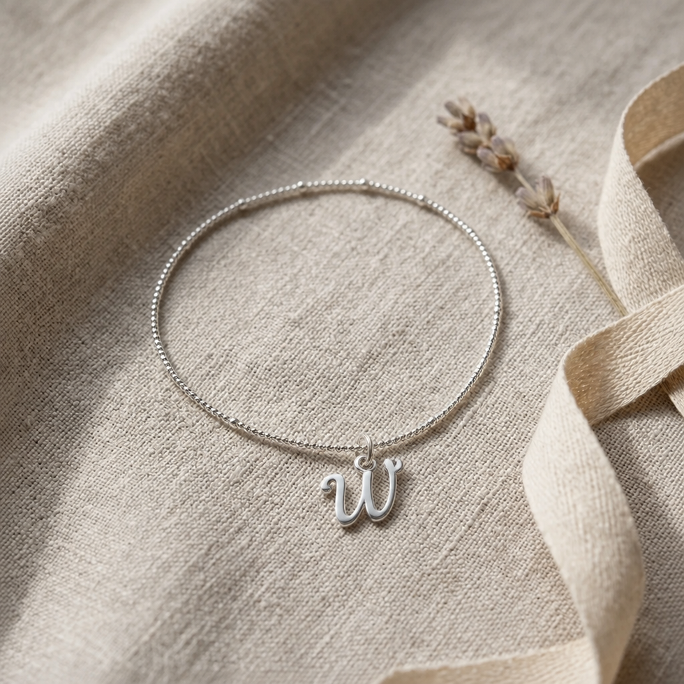 Gelang Inisial W